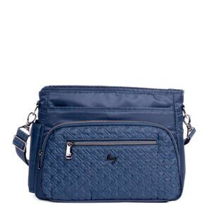 Brand New Lug Shimmy SE Crossbody Bag in Indigo